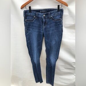 Silver Jeans Co Suki Mid Straight jeggings Jeans Womens Size 28 X 29